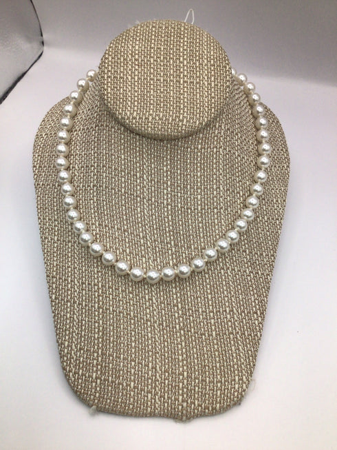 White Faux-Pearl strand